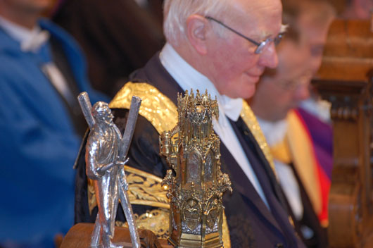 Menzies Campbell and St Salvator's Mace