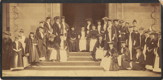 A group of early female students at St Andrews, c. 1896
