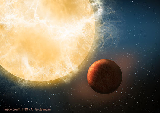 Artist's impression of Kepler-78b (image credit: TNG / A Harutyunyan)