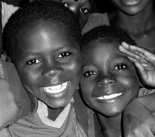 malawi children bw