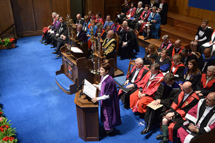 Graduation address University of St Andrews news