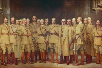 Singer Sargent painting - war officers