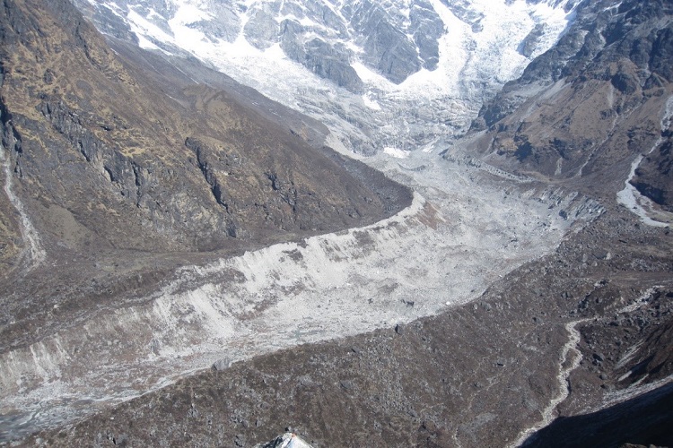 Lirung Glacier in Langtang Himalaya