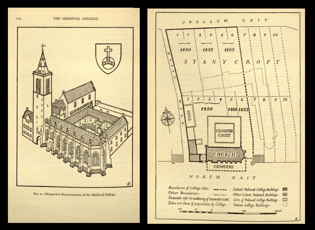 Mediaeval plans for St Salvator's Chapel
