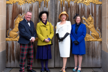 Princess Anne presents honours to St Andrews staff