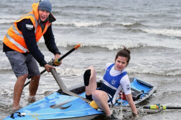 First Beach Sprints Rowing Coach takes up oars at St Andrews
