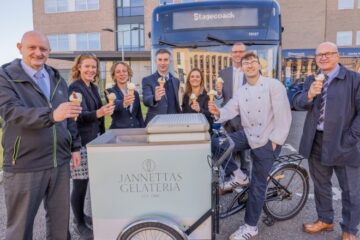 Ice creams all-round as electric 99 buses hit the road