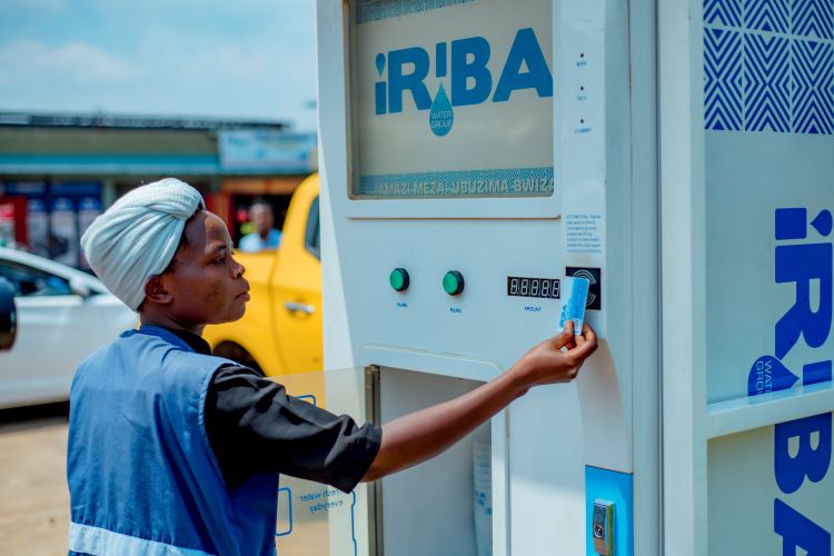IRIBA tap and drink climate smart water ATMs