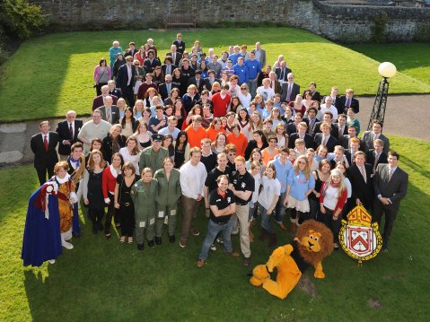 University students, staff, local residents, community representatives and those involved with supported charities gathered for the Charitable St Andrews event. (Credit: Peter Adamson)